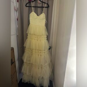 Windsor Sunny Yellow Layered Dress